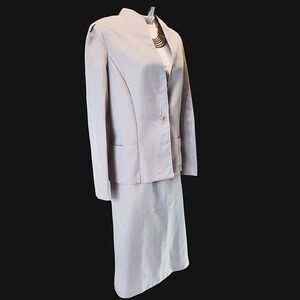 Womens medium large business skirt suit casual classy vintage